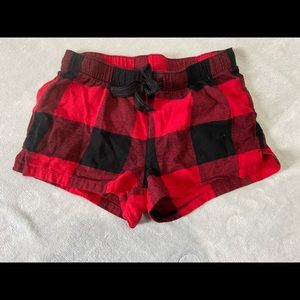 Old Navy Red Buffalo Plaid PJ shorts. Great
